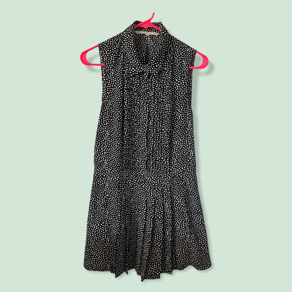 Black and white polka dotted romper!